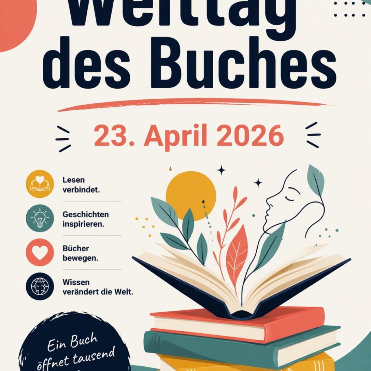 Welttag des Buches Flyer